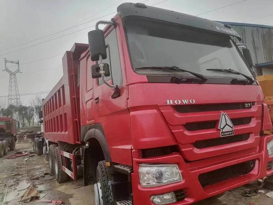 6X4 HOWO 16 20 κυβικά μέτρα 10 τροχούς κινητήρας ντίζελ εξορυκτικής απορριμμάτων φορτηγό απορριμμάτων φορτηγό στην κόκκινη