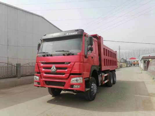 6X4 HOWO 16 20 κυβικά μέτρα 10 τροχούς κινητήρας ντίζελ εξορυκτικής απορριμμάτων φορτηγό απορριμμάτων φορτηγό στην κόκκινη