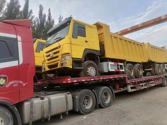 6-8L χωρητικότητα κινητήρα HOWO φορτηγό 20 3050 70-100 τόνους 6X4 371HP Tipper χρησιμοποιημένα φορτηγά απορριμμάτων