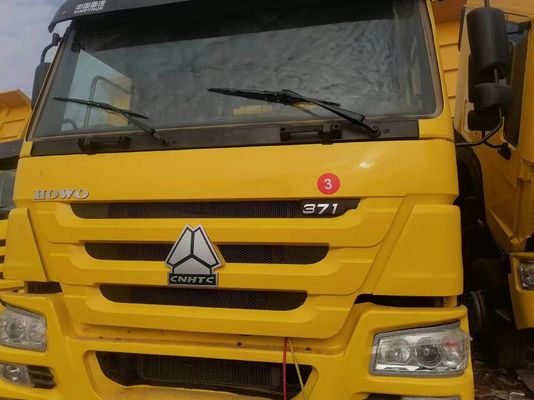 20-100 τόνους 6X4 371HP Sinotruck HOWO Χρησιμοποιημένα φορτηγά απορριμμάτων με πιστοποίηση ελαστικών ISO