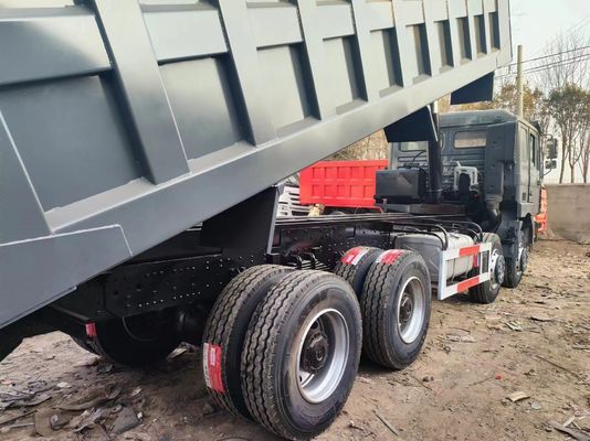 375HP 12 τροχών 40t Shacman 8X4 Χρησιμοποιημένο φορτηγό Super Drive Ιπποδύναμη 351-450hp