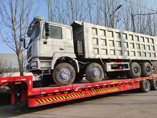 Shacman 8X4 Dump Truck 30t Χρησιμοποιούμενο Sinotruck Super Drive 375HP 12 τροχών 40t