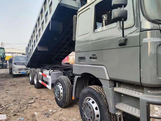Shacman 8X4 Χρησιμοποιούμενο φορτηγό 375HP 12 τροχών 40t Μπροστά Στυλ Ανύψωσης Ιπποδύναμη 351-450hp
