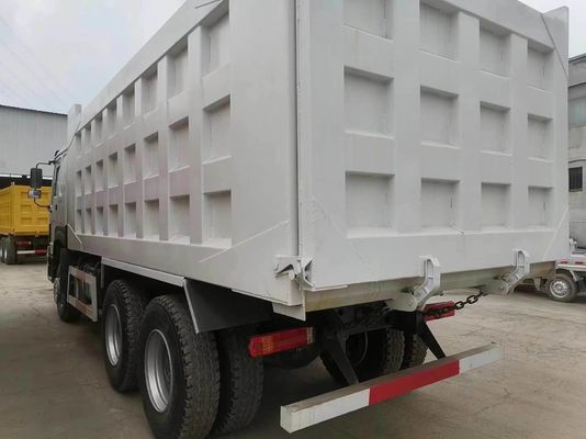 Χρησιμοποιημένο Sinotruk HOWO 6X4 371HP φορτηγό σκουπιδιών με λευκό χρώμα 1 έτος μετά την πώληση