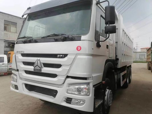 Πιστοποιημένο ISO 371HP HOWO 6X4 Diesel Dump Truck με χειροκίνητη μετάδοση και σε καλή κατάσταση