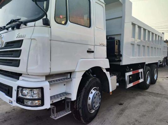 6×4 τροχός οδήγησης Shacman Λευκό F3000 φορτηγό σκουπιδοτενεκέ φορτηγό 8500x2500x3400mm